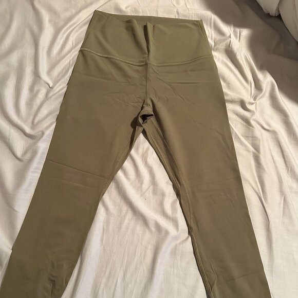 Lululemon Align High-Rise Pant 25" - Bronze Green Size 8 - Picture 4 of 6